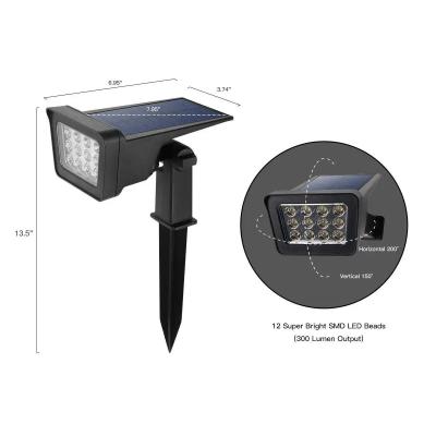 China Suporte Dimmer 100lm/w Lâmpada Eficiência luminosa LED Solar Parede jardim e luz do chão à venda