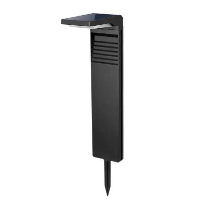 China Solar Led Street Light Lamp L-vormig Zwart Zonnepadverlichting voor tuinversiering Te koop