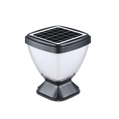 China Outdoor Landscape Lighting Solar Wall Pillar Light Led Solar Villa Wall Lamp 3000K/6500K for sale