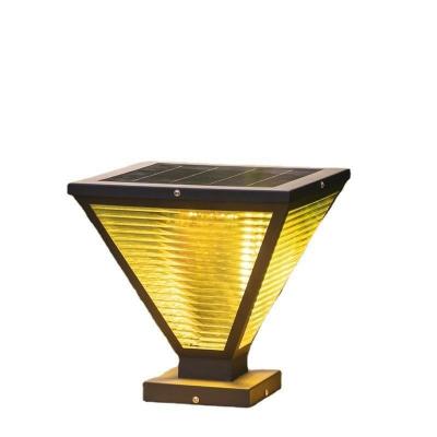 China Durable Led Solar Powered Pillar Light Waterproof Electric Lamp Post for Outdoor Column for sale