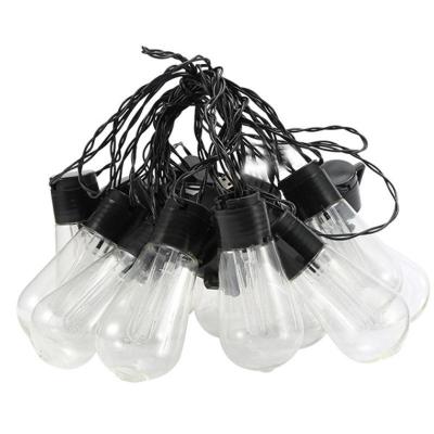 China LED solar Edison bombilla de luces de cuerda para decoraciones de Navidad al aire libre Patio 6lm 1- en venta