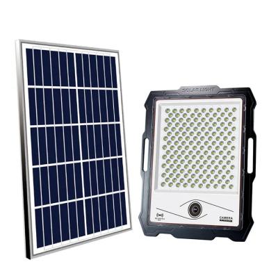 China 100W 200W 300W 400W Solarflutlicht mit CCTV-Kamera und Fernbedienung für den Außenbereich zu verkaufen