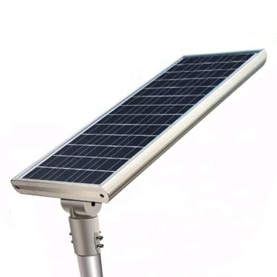 China Outdoor Lighting 100w Solar Street Light with 80 Color Rendering Index and 120° Beam Angle for sale