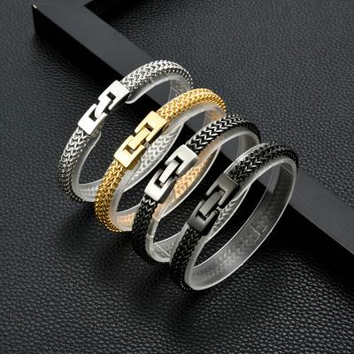 China New Arrival Fashion Men's Jewelry Durable Stainless Steel Hop Keel Chain Bracelet For Hip for sale