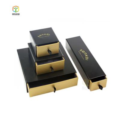 China Biodegradable High End Sliding Drawer Paper Packaging Box For Jewelry for sale