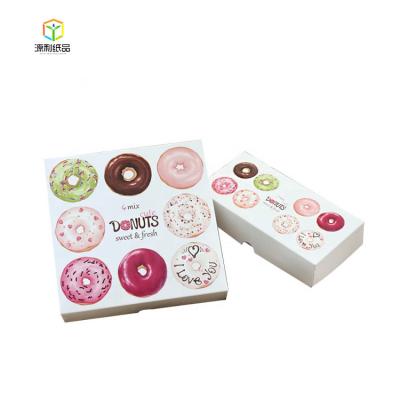 China Recycled Materials China Printing Biscuit Cookie Box Food Donut Paper Packaging Box For Sweet Food for sale