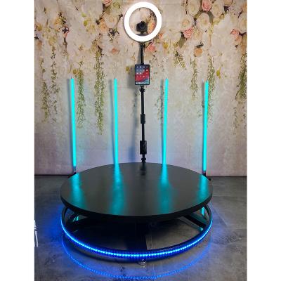 China Metal photo booths 360 experience rotating photo booth for sale for sale