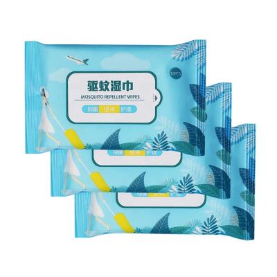 China Mosquito Repelling Household Mosquito Repellent Wipes For Babies And Kids Mosquito Repellent Bites Mosquito Portable 10 Repellent Wipes for sale