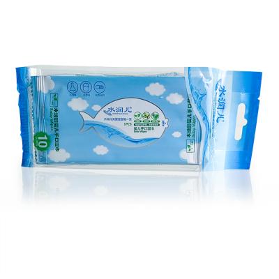 China High Quality Baby Face Mouth Hand Cleaning Bottom, Safe and Non-irritating Baby Cloths, Paper Towels, Disposable Baby Wet Cloths for sale