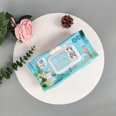 China High Quality Bottom of Hand and Mouth and Baby Cleaning Baby Wipes Private Label Biodegradable Baby Water Wipes 99% Water Baby Cloth for sale