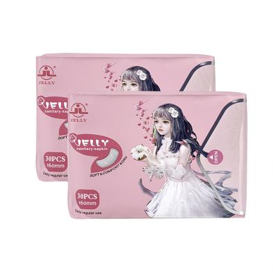 China RTS Breathable Wholesale Biodegradable Organic Women Menstrual Sanitary Pads Menstrual Lady Sanitary Napkin for sale