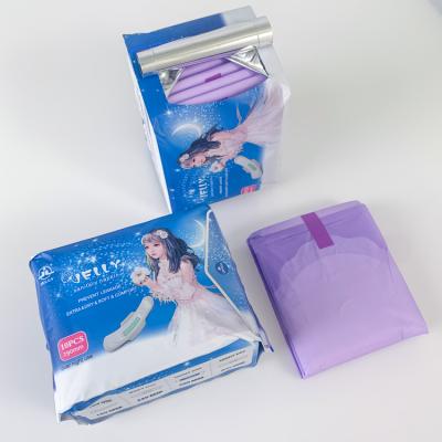 China Breathable 100% Organic Menstrual Feminine Period Pad Hygiene Cotton Sanitary Pad For Women for sale