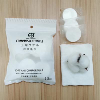 China Easy Home To Carry Woven Cotton Compressed Face Towel Skin Friendly Disposable Non for sale