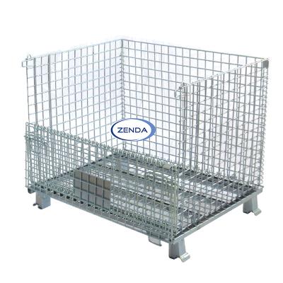 China 3-5years High Tech Warehouse Different Size Galvanized Metal Wire Pallet Welded Mesh For Cages for sale