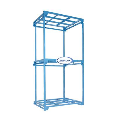 China Other New Design High Quality Practical Lock Powder Coated Smart Metal Plate Shelf Warehouse Small Pallet Rack Storage for sale