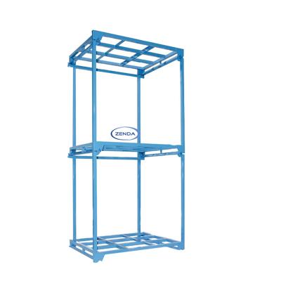 China Other Amazon Hot Selling Mesh Sides Storage Powder Coated Shelf Warehouse Metal Plate Rack Small for sale