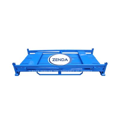 China ZENDA hot sale courier patent certification removable collapsible cage pallet steel tire stillage for sale conditions for sale