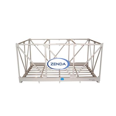 China Factory Direct Sales Foldable Galvanized Heavy Duty Skillful Wire Foldable Pallets Cage Steel Mesh Box for sale