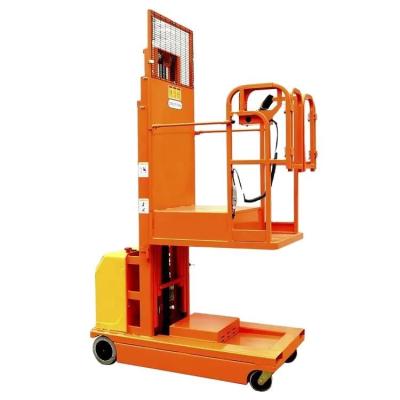 China 3m 4m Electric Order Picker Lift For Warehouses And Supermarkets for sale