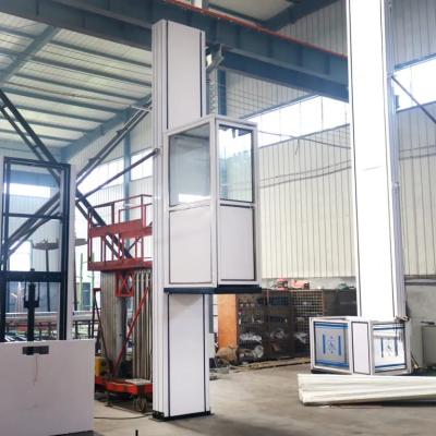 China Sicherheit Zuhause Rollstuhllift 3m-10m Hydraulische vertikale Plattformlift mit Kabine zu verkaufen