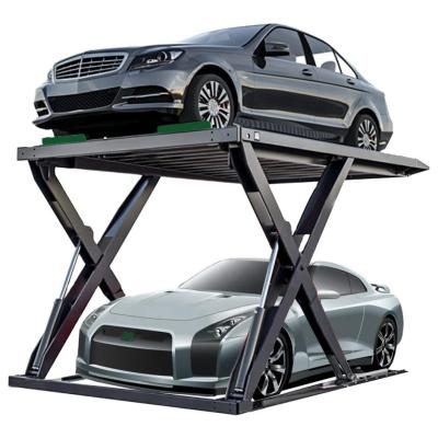 China 3m Lifting Scissor Car Lift Stationary Home Garage Scissor Lift Platform for sale