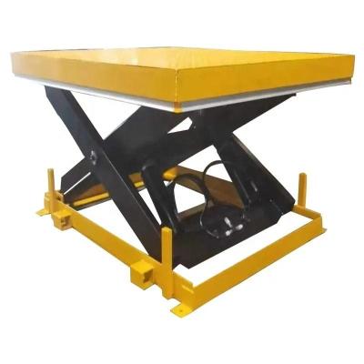 China Hydraulic 2000kgs Small Lift Table Stationary Mini Scissor Lift Table for sale