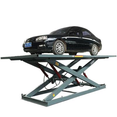 China 4S Store 4500kg Scissor Car Lift 4.5T Hydraulic Car Platform Lift for sale