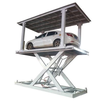 China 3500KG Home Car Scissor Lift 3m-6m Small Car Lift For Garage for sale