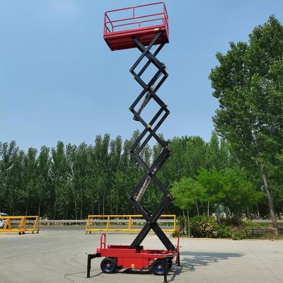 China Elevador de tijeras de 16 m móvil 1000 kg 2000 kg Elevador de tijeras eléctricos pequeños en venta