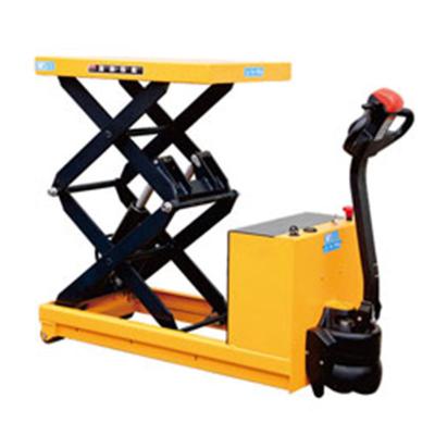 China 1000kg Scissor Trolley Lift Battery Powered Hydraulic Lift Trolley for sale