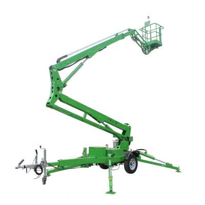 China 60 Ft Towable Boom Lift Trailer Mounted Boom For Construction And Maintenance for sale