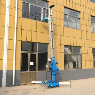 China 8m - 16m Aerial Work Platforms Vertical Mast Boom Lift 26 Ft for sale