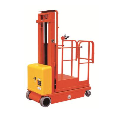 China Self Propelled Order Picker Lift Platform 4.5m Order Picking Forklift Truck for sale