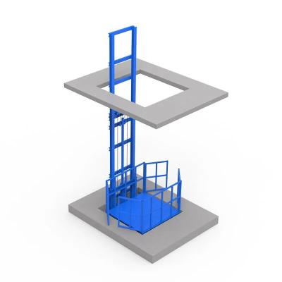중국 10m 2 포스트 화물 승강기 전기 수압 창고 화물 승강기 500KG 부하 판매용
