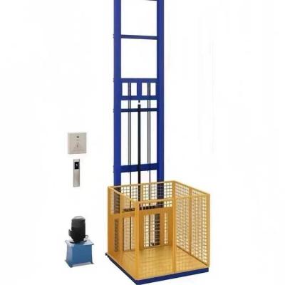 China 1000KG 4m Hydraulic Cargo Lift Wall Mounted Warehouse Goods Lift for sale