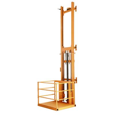 China Guide Rail Hydraulic Goods Lift 7m 1000kg Easy Lift Cargo Lift for sale