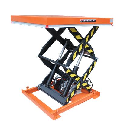 China 2m-5m Fixed Scissor Lift Platform 1000KG Double Scissor Lift Table for sale