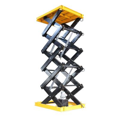 China Double Cylinder Scissor Lift Platform 5m 1000kg Electric Scissor Lift Table for sale