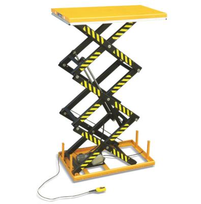 China Verticale stagiaire hydraulische lifttafel 3m 2000kg Vaste schaar-liftplatform Te koop