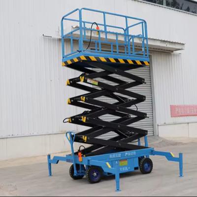 China Portable Mini Scissor Lift 500KG Aerial Scissor Lift 6m Working Height for sale