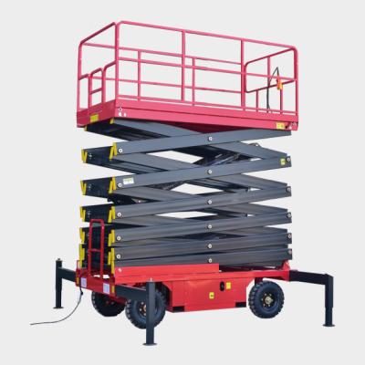 China 500kg Mobile Scissor Lift Platform Aerial Working 6m Electric Scissor Lift for sale