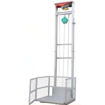 Cina Electric Hydraulic Cargo Elevator 4m Small Lifting Platform For Warehouse in vendita