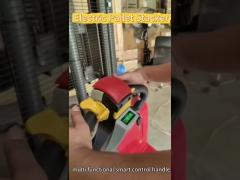 2 ton 1.6m full electric pallet stacker electric forklift hydraulic electric stacker