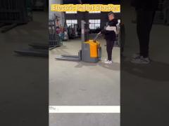 heavy duty 1.5t - 2t loading electric pallet stacker for industrial use