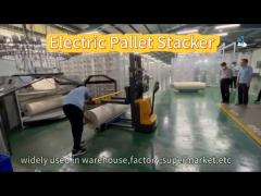 electric pallet stacker 2000kg widely used in factory warehouse