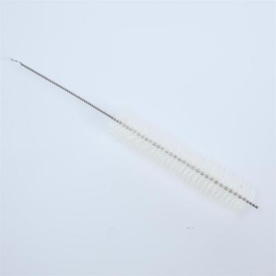 China Durable Stainless Steel Washing Brush Cleaning Straw Pipe Straw Drinking Brush for sale