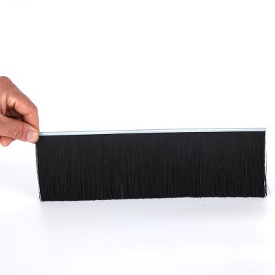 China Server Cabinet Brush Grommet Dustproof Panel 1 RU Cable Brush for sale