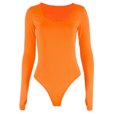 China High quality hot sale sexy and fashionable woman sweater sleeves long and slim body jumpsuits for sale