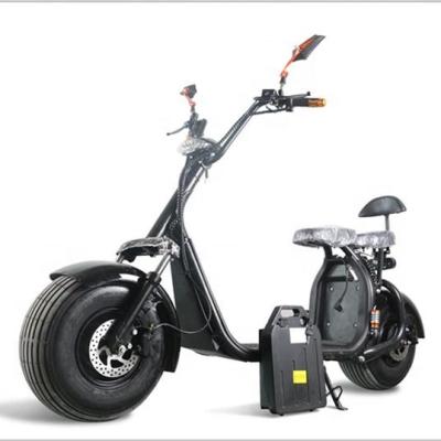 China Europe Warehouse Wholesale Citycoco 1500W Brushless Electric Bike With Removable Battery Citycoco 186*38*80cm for sale