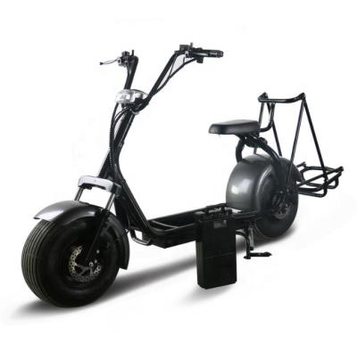 China New Fashion Design 1500W 60V 20Ah Electric Scooter City Cocos With Golf Support 186*38*80cm for sale